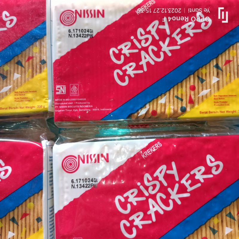 

Nissin Crispy Crackers 250g