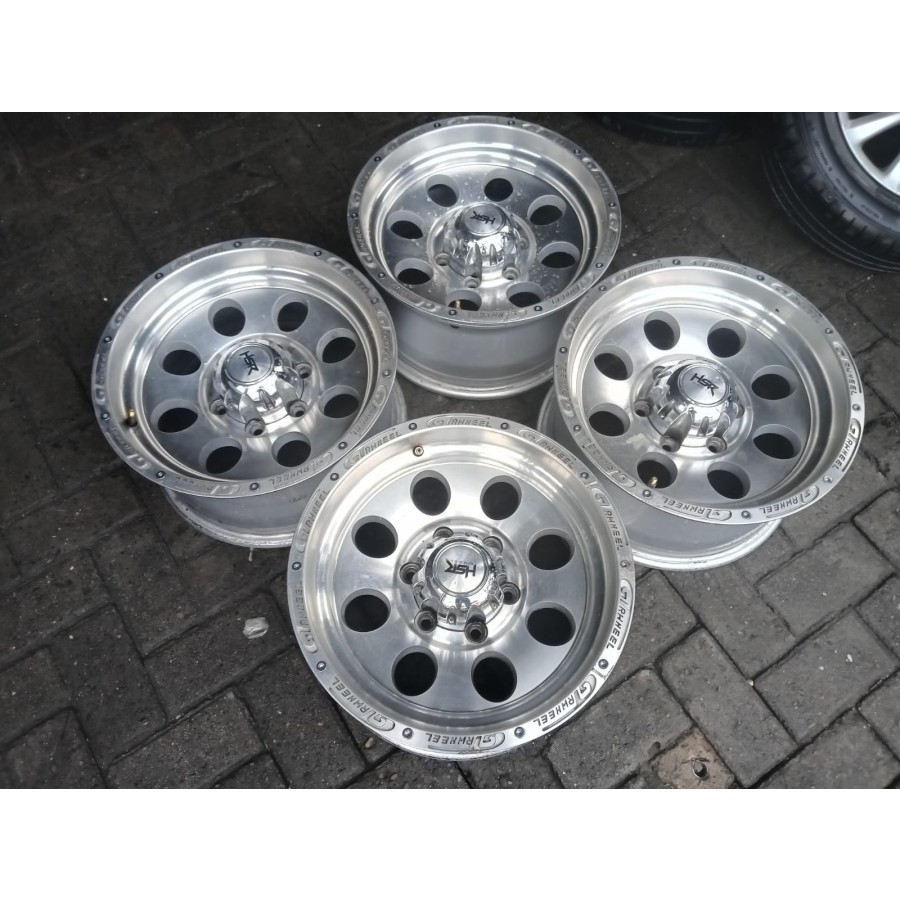 Velg Mobil Bekas Racing Ring 16 Lubang 6 DUFFY HSR R16X8 6X139,7 ET0