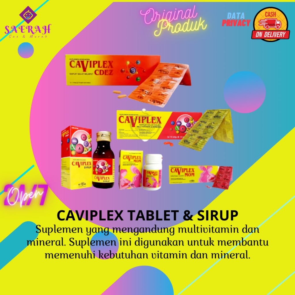 Caviplex Multivitamin | Caviplex Tablet | Caviplex Sirup  | Caviplek Mom