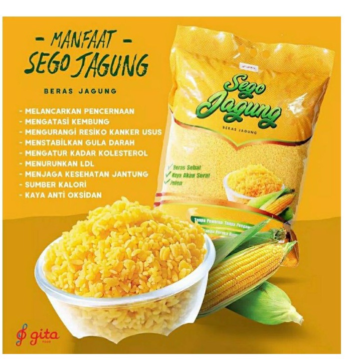 

READY STOK Nasi jagung dan singkong Rasa Enak saya sudah coba rasa enak dan sehat berat 7 gram kaya akan serat GI rendah cocok diet Pure 1 persen alami BPOM
