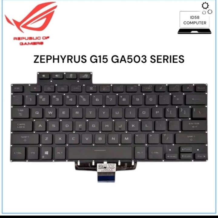 Keyboard ASUS ROG Zephyrus G15 GA503 GA503Q GA503QS ‎GA503QM