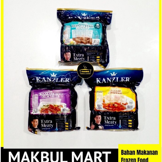 

Terbaru 33 KANZLER Beef Cheese Frankfurter Cocktail 5gr