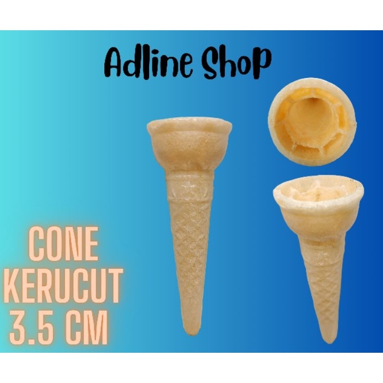 

PROMO ALE Cone Es Krim Kerucut Lancip 35 Cm 1 Pack Isi 4 Pcs
