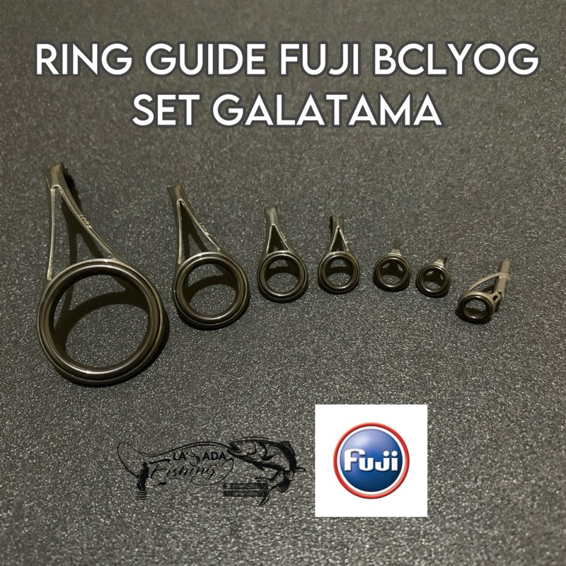 Ring Guide Fuji Set Galatama - Ring Guide Fuji Black - Marit Joran Fuji BCLYOG
