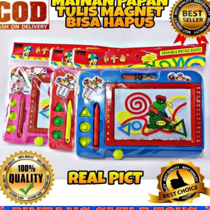 

Tearu MAINAN ANAK PAPAN TULIS EDUKASI DRAWING BOARD MAGNET 26 UKURAN 27 CM TEARU TERMURAH COD