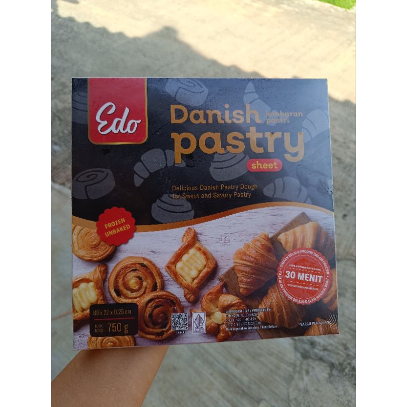 

EDO DANISH PASTRY SHEETS 750gr / EDO DANISH / DANISH PASTRY