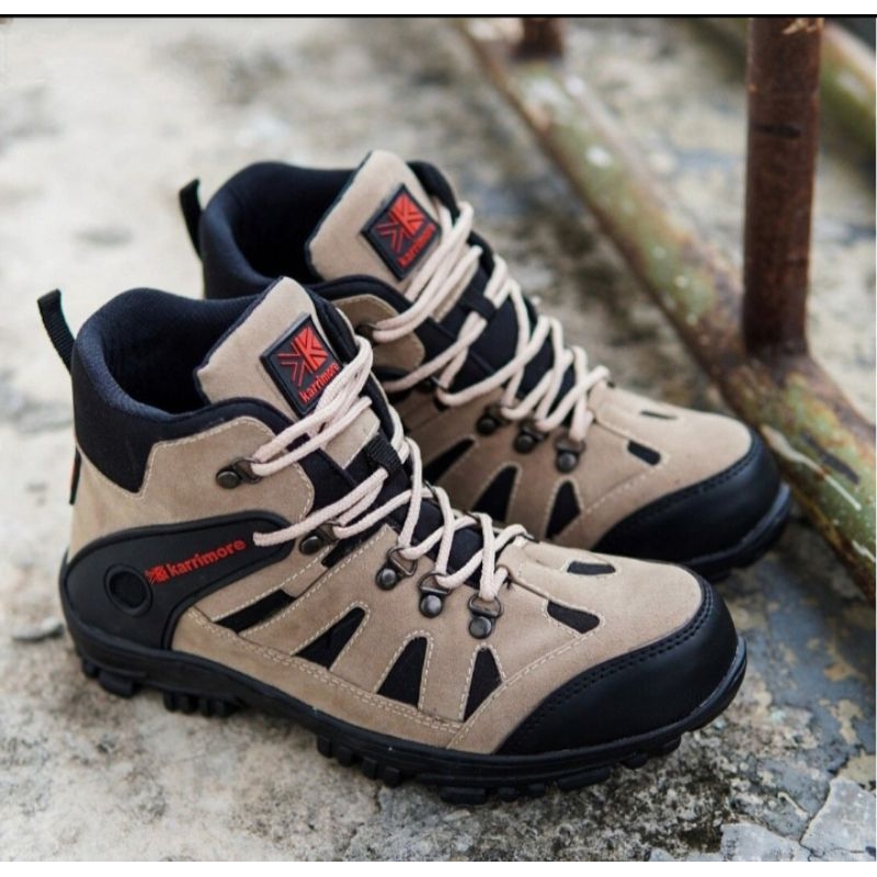 BAYAR DI TEMPAT Sepatu Karrimore Hiking Safety Ujung Besi Murah