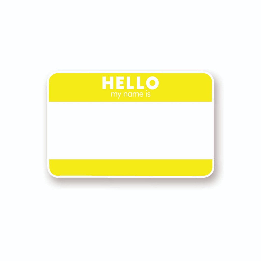 

Stiker Graffiti Hello My Name Is Bahan Vinyl Warna Kuning Terbaru