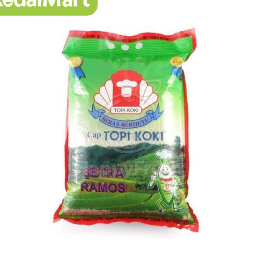

COD NEWPRODUCT Beras Putih Premium Setra Ramos Cap Topi Koki 5 Kg