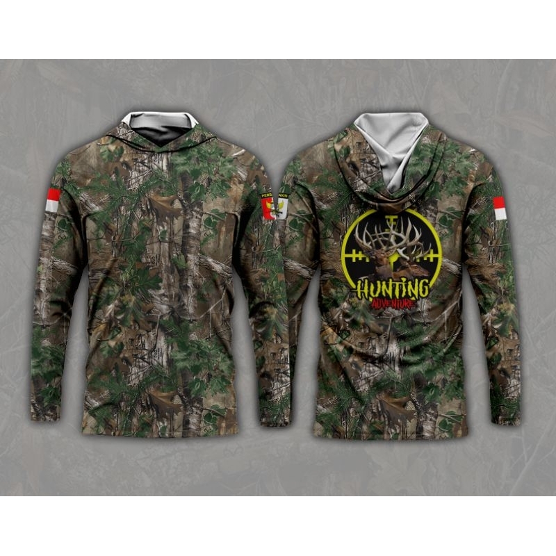 baju camo hunting | baju berburu | motif nusantara | costum berburu | xtragreen hunting adventure lo