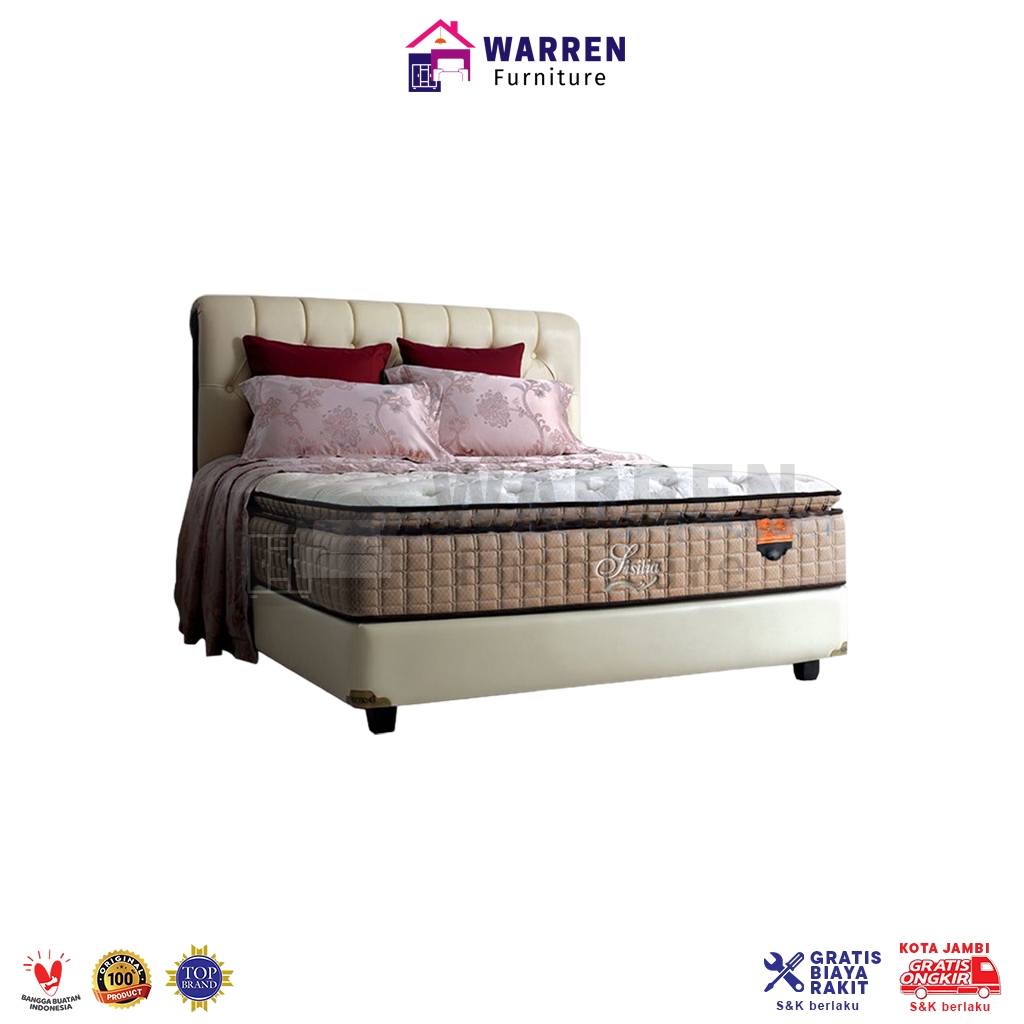 Florence Kasur Spring Bed Sisilia - Fullset