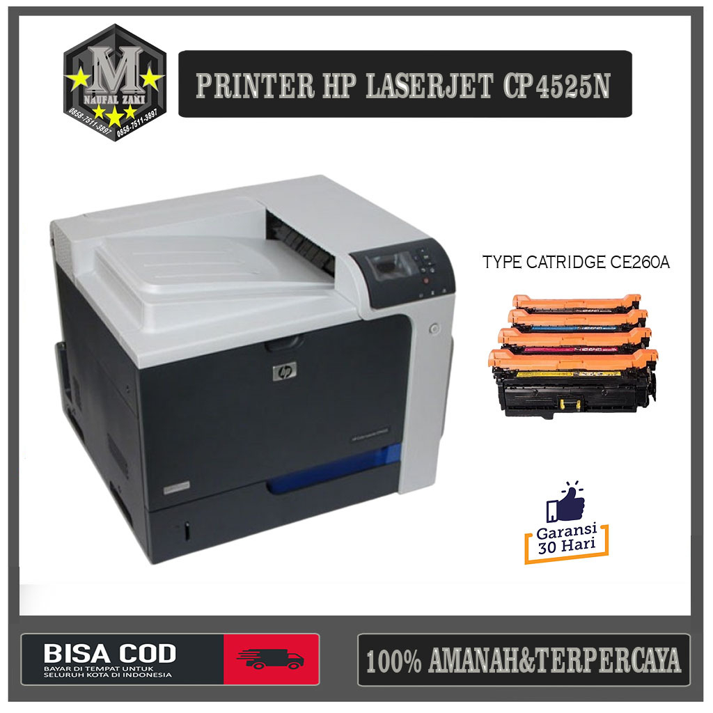 Printer Color Hp Laserjet CP4525n Cp 4525 n