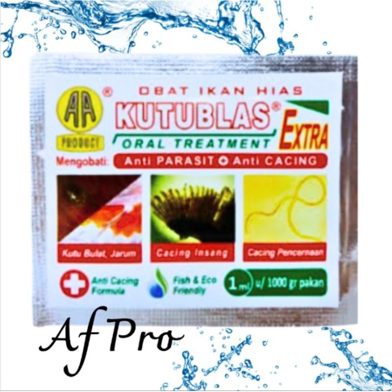 Obat ikan hias Anti parasit anti cacing AKARI AA KUTUBLAS EXTRA 1ML