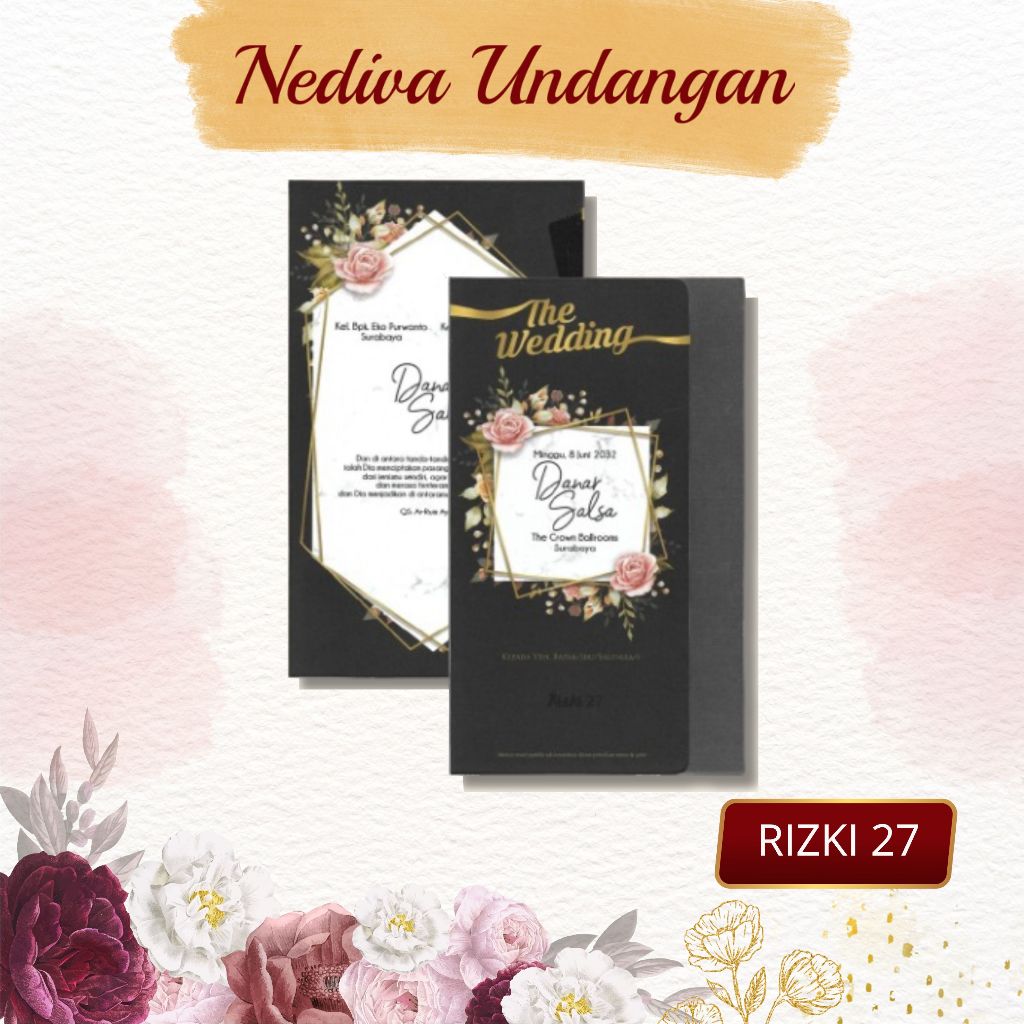 Blangko Undangan Rizki 27 Harga Murah