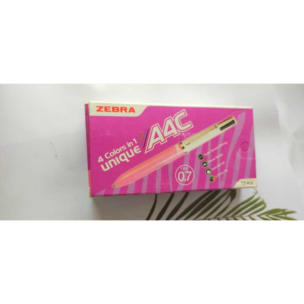 

PENA ZEBRA A4C | Pena 4 Warna | Pena Zebra | Pen 4 colour | Pena 4 in 1 | Lestari Stationery