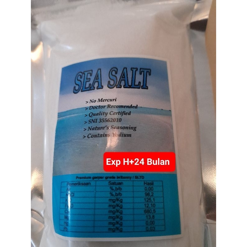

Bny31 Garam Tanpa Merkuri Sea Salt Garam Perancis SNI StandardMengandung Yodium450 grMPASIKomorbit