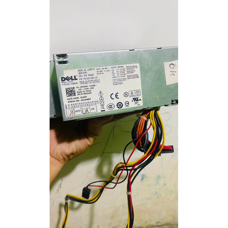 Powersupply PSU DELL OPTIPLEX 380 780 960 980 990 DEKSTOP SFF JENIS SOKET MINI 24 PIN