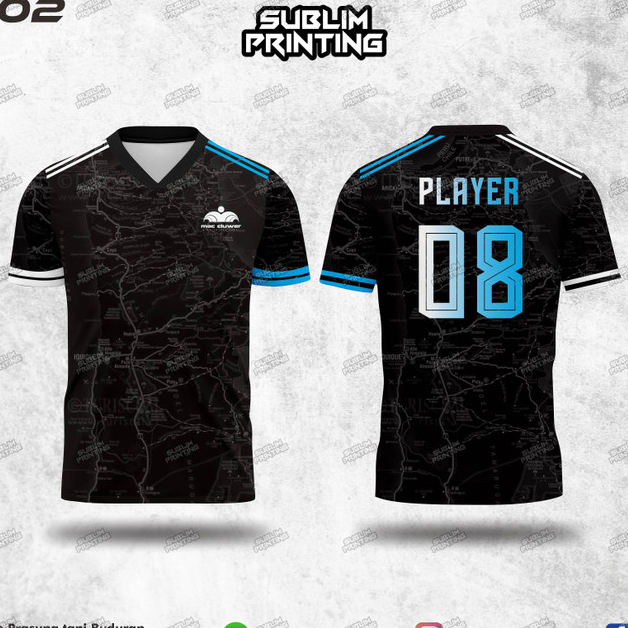ATASAN - JERSEY Sepak bola/futsal terbaru full print
