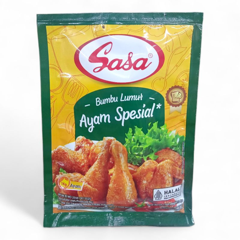 

Sasa Bumbu Lumur Ayam Spesial 26Gr-Bumbu Instan-Toserba Gadjah-Ekonomis XF 223