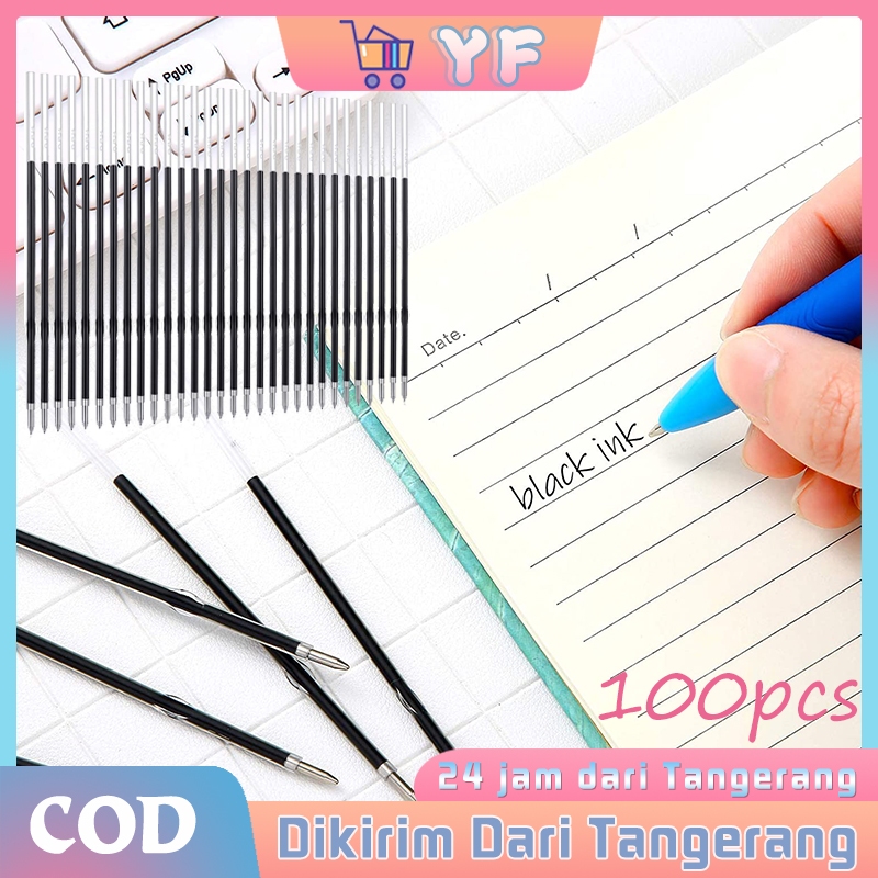 

[100 PCS ] Isi Pen Gel 0.5MM / Refill Pulpen / Refill Pulpen Gel / Isi Pulpen Cair / Isi Ulang Pulpen Gel