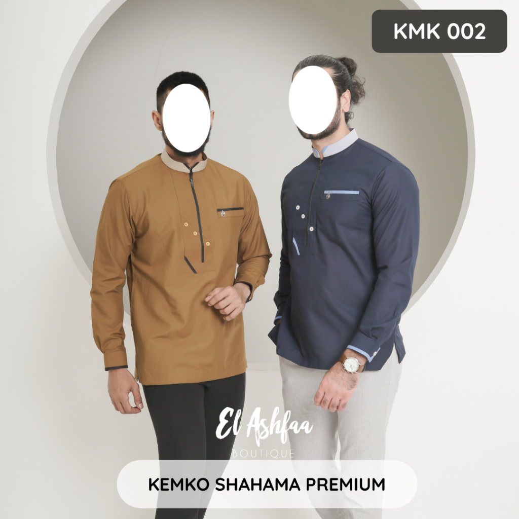 Kemko by Shahama | Kemeja Koko Shahama KMK-002 - El Ashfaa Boutique