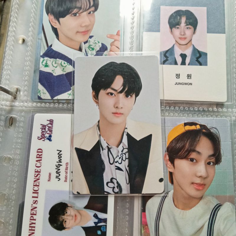 [READY] PC / PHOTOCARD JUNGWON ENHYPEN RPC GGU GGU PACKAGE 2023 RANDOM PHOTOCARD