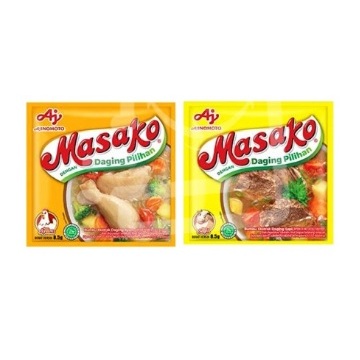 

Masako Bumbu Kaldu Penyedap Rasa Kemasan 8.5g (12 pcs)