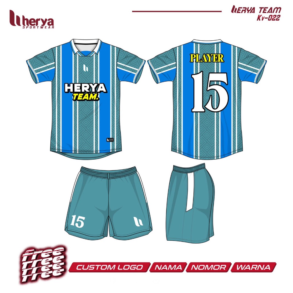 Jersey Futsal Custom Satuan Full Printing