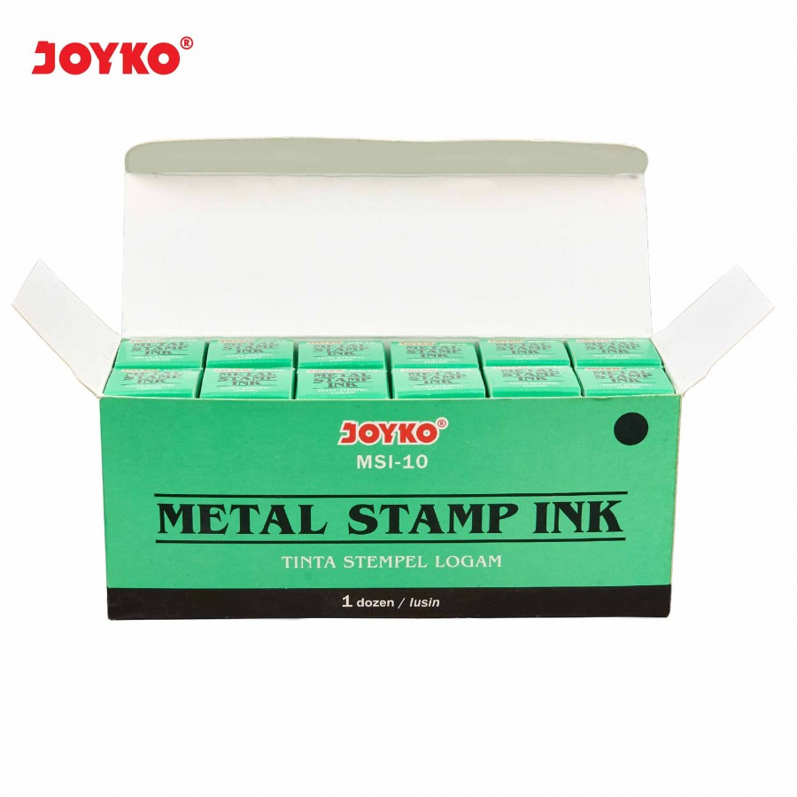 

tinta otomatis\tinta stamp\tinta METAL MSI-10 JOYKO HITAM