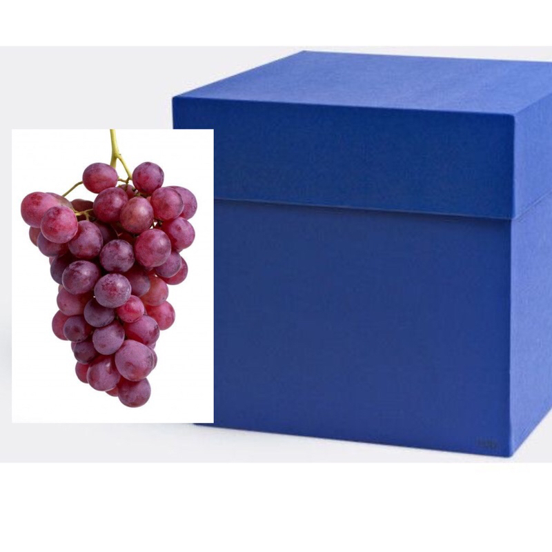 

Buah anggur dengan tambahan box tutup biru vietnam premium