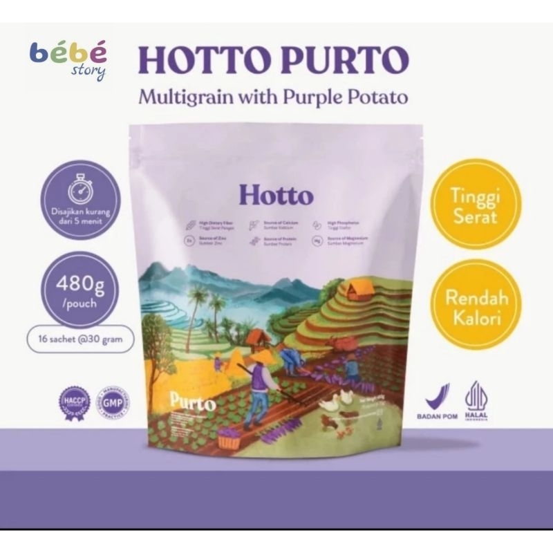 

HOTTO PURTO MULTIGRAIN WITH PURPLE POTATO (1 POUCH @16 SACHET)