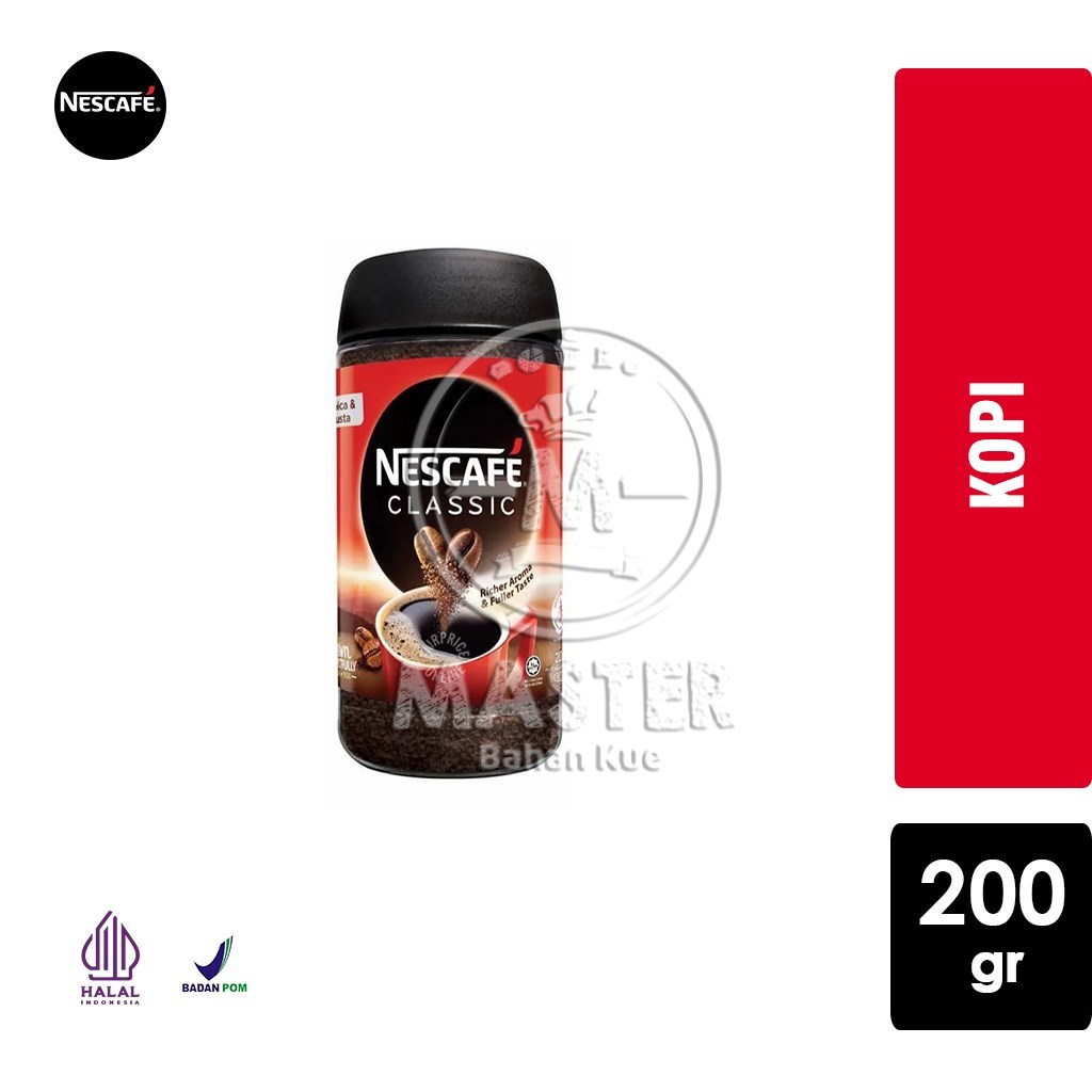 

Kopi NESCAFE Classic Kopi Bubuk Instant [BOTOL Jar 200gr]