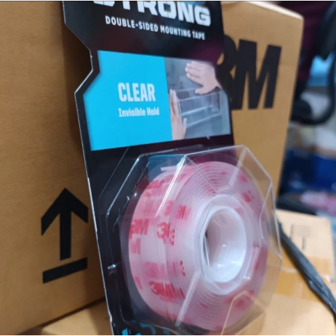 [Diskon ] Double Tape 3M Original USA Super Kuat Super Lengket Lem 3M Bening