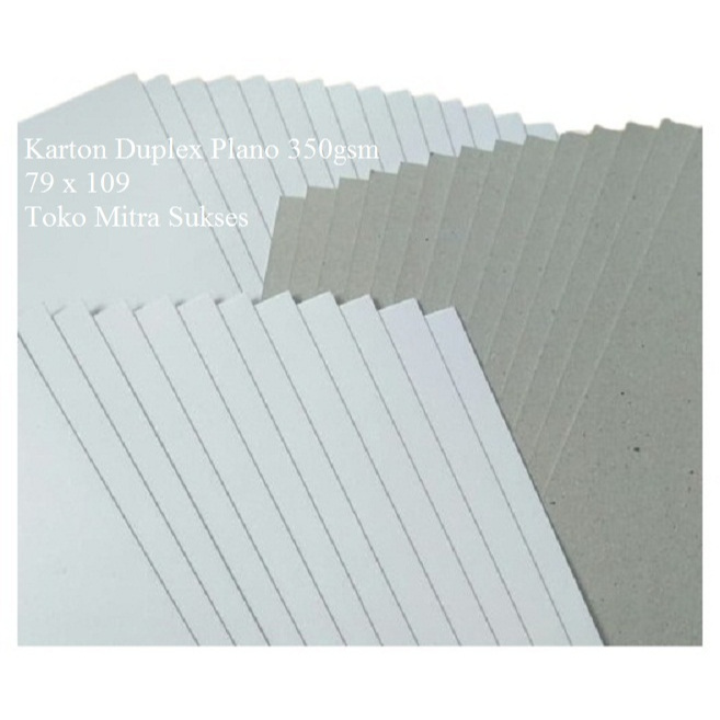 

Karton Duplex Plano 79cm x 109cm 350GSM HARGA PER LEMBAR