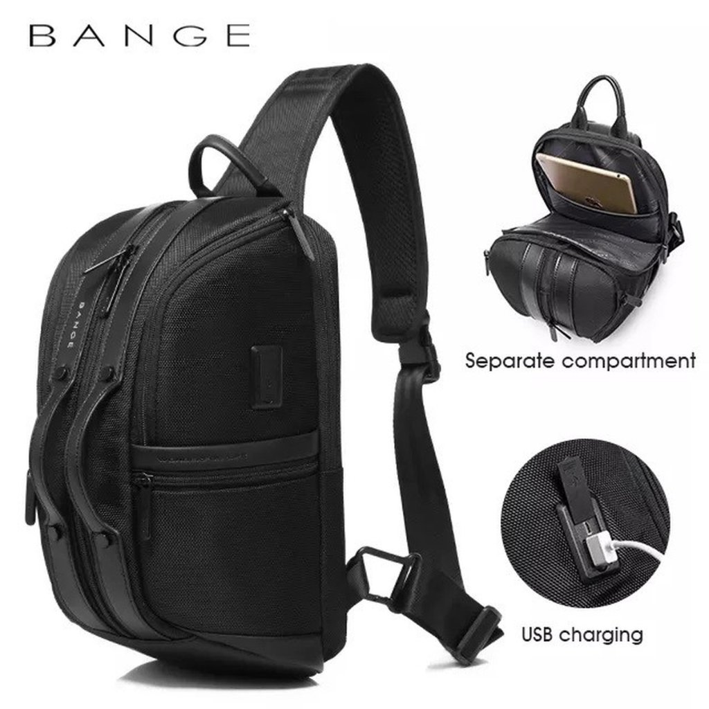 BANGE BG77177 Tas Selempang Pria Tas Pria Sling Bag Pria