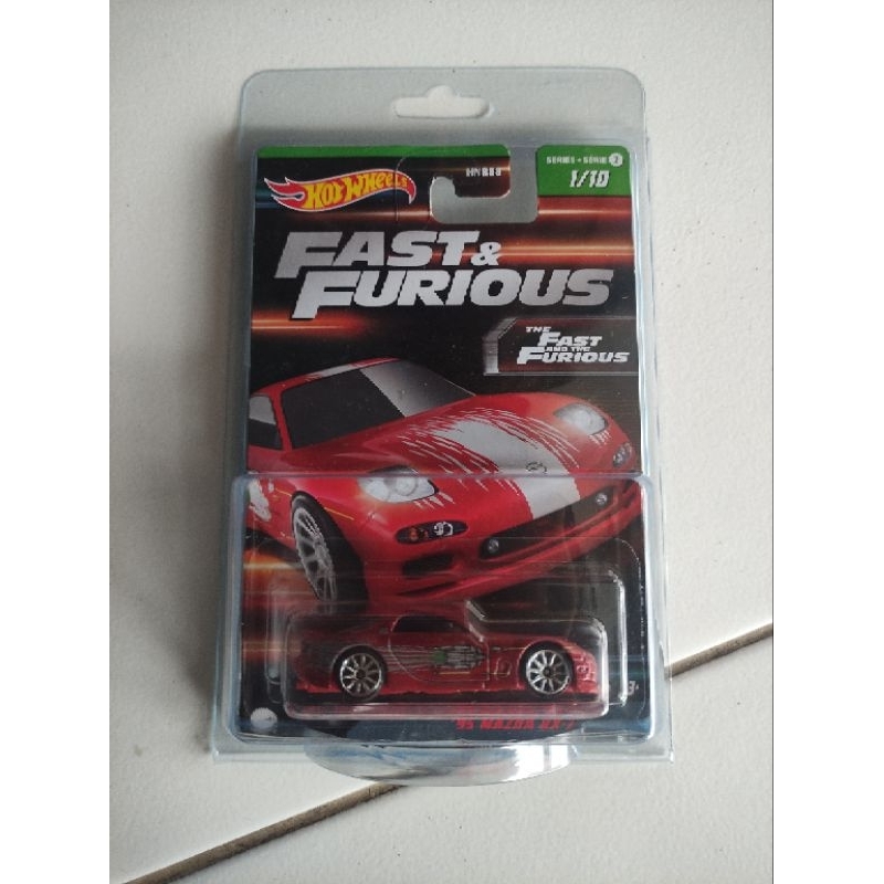 Hotwheels 95 Mazda Rx7 fast furious