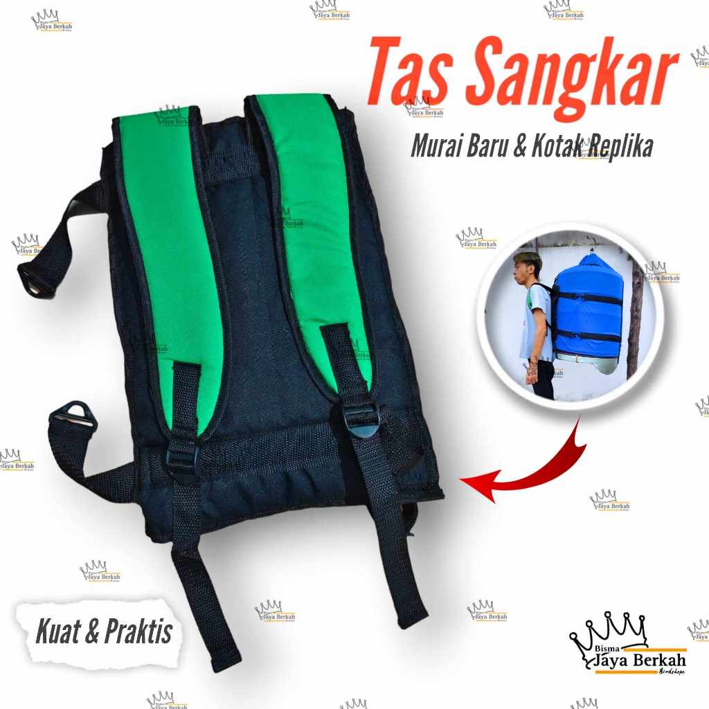 TAS SANGKAR LOVEBIRD MURAI BATU KACER TAS GENDONG
