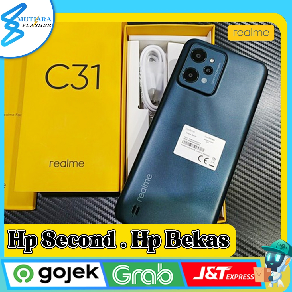 Realme C31 Ram 3/32GB | Ram 4/64GB Second Original