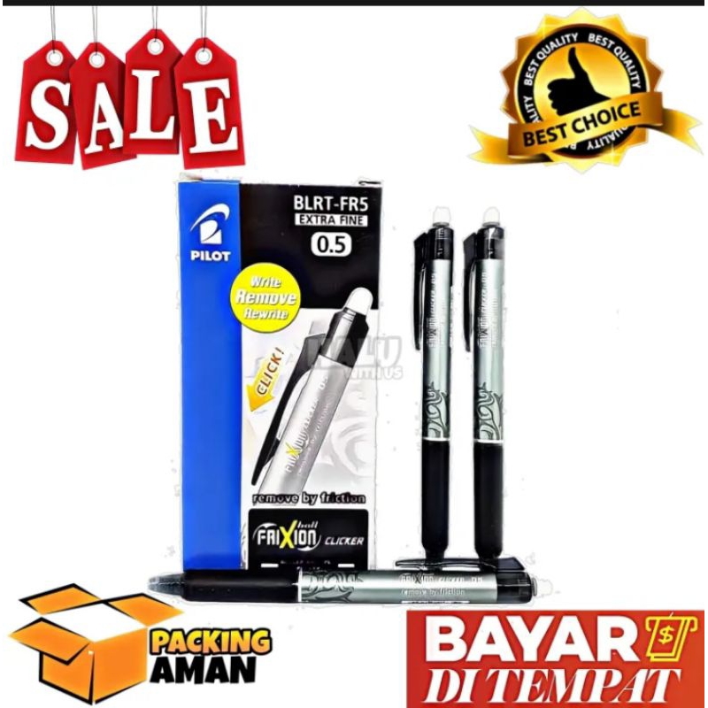 (BISA COD) PROMO 1 PCS PILOT PULPEN FRIXION 0.5 / TINTA BISA DIHAPUS / PENA BISA DIHAPUS / PENA ERAS