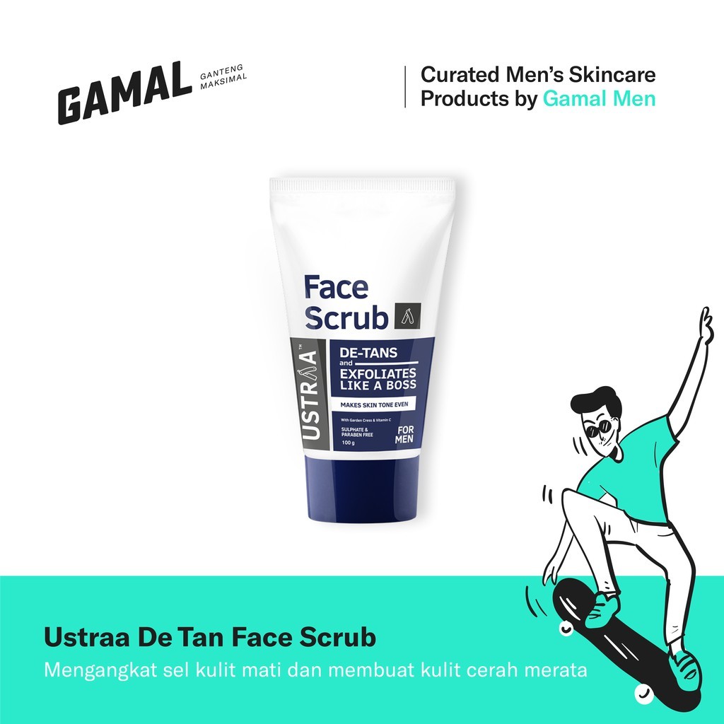 Ustraa Face Scrub De-tan 100gr - Yogyakarta
