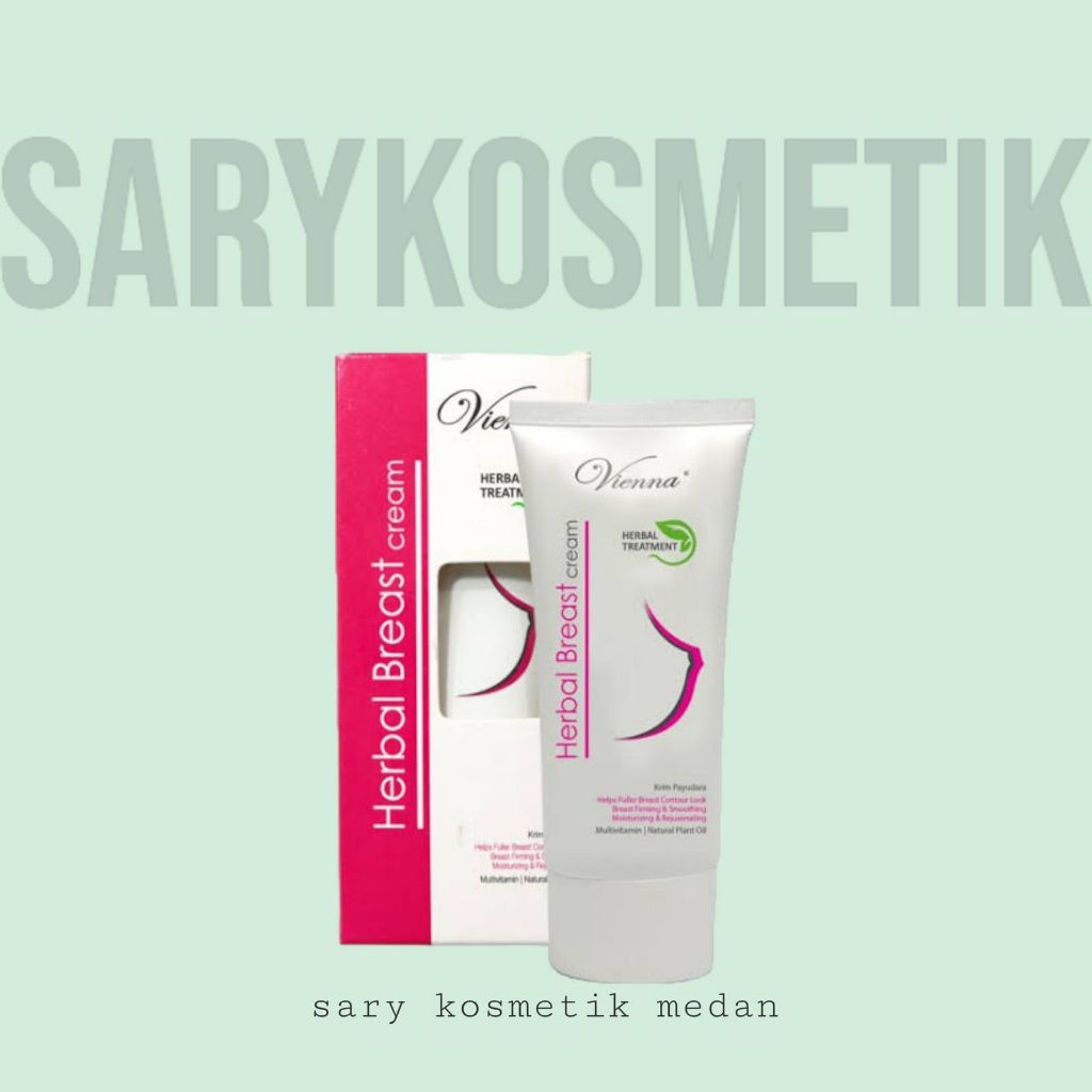 ub,ex/ VIENNA HERBAL BREAST CREAM KEMASAN TUBE 80 ML - PENGENCANG PAYUDARA