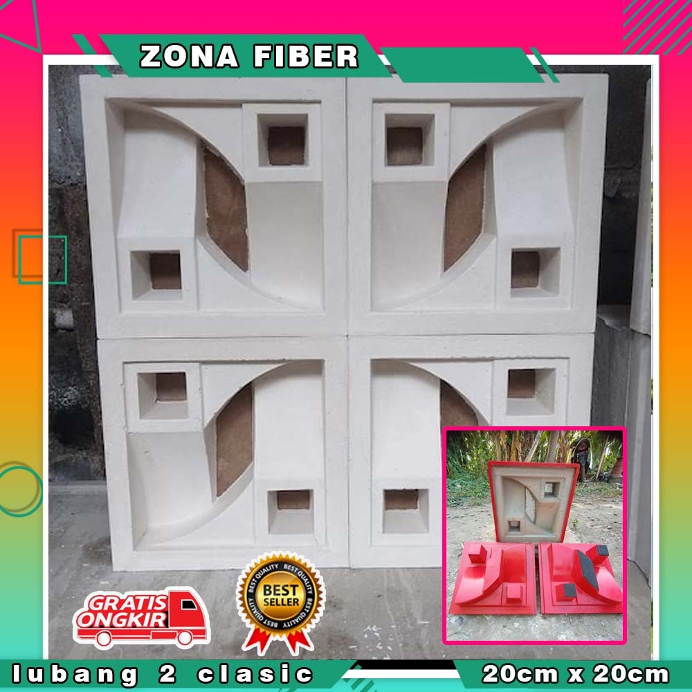 cetakan loster fiber 2 muka, loster dinding,cetakan roster fiber BERGARANSI