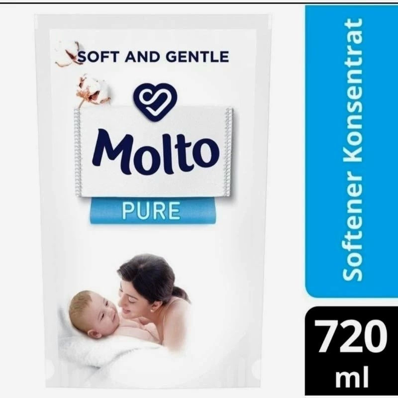 Molto pure baby 720ml pewangi dan pelembut pakaian