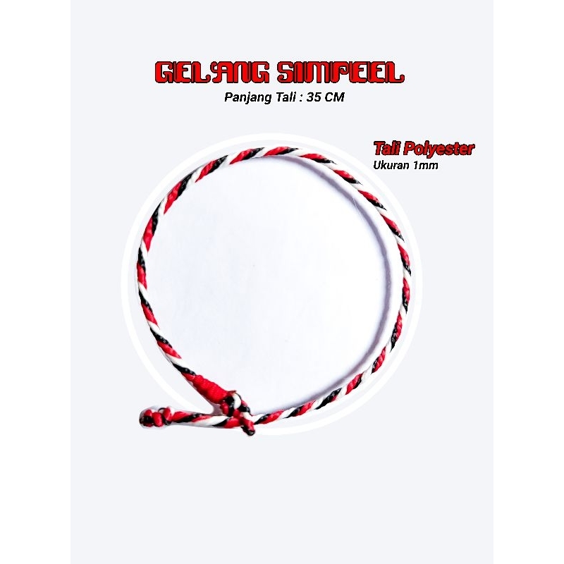 Gelang Tridatu Khas Bali Original - Gelang Tridatu - Gelang Khas Bali - Gelang Tali Khas Bali -  V 2