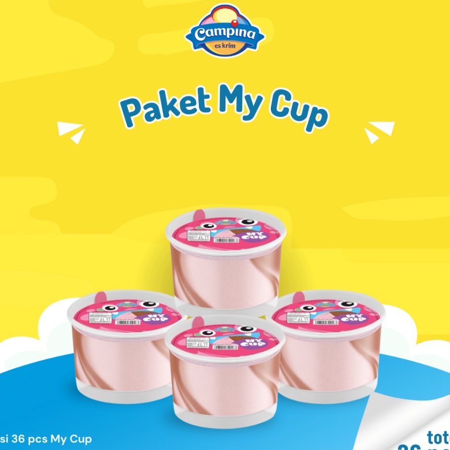 

KODE 77 PAKET CAMPINA MY CUP ES KRIM