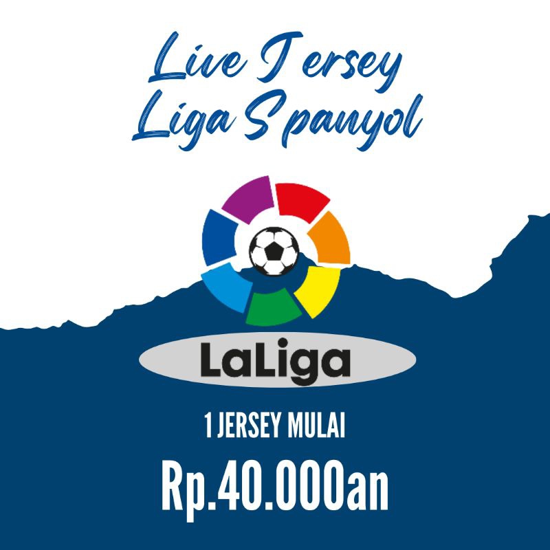 24. LIVE Obral Jersey Grade Ori Thailand Liga Spanyol Jersey Valen.cia Es Span.yol Sevi.lla Villa.re