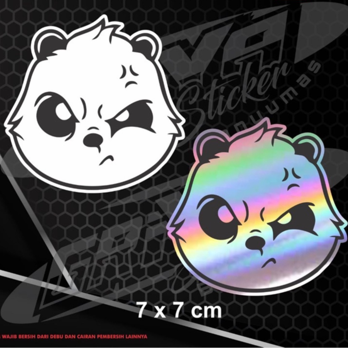 

STICKER KEPALA PANDA stiker cutting kepala panda