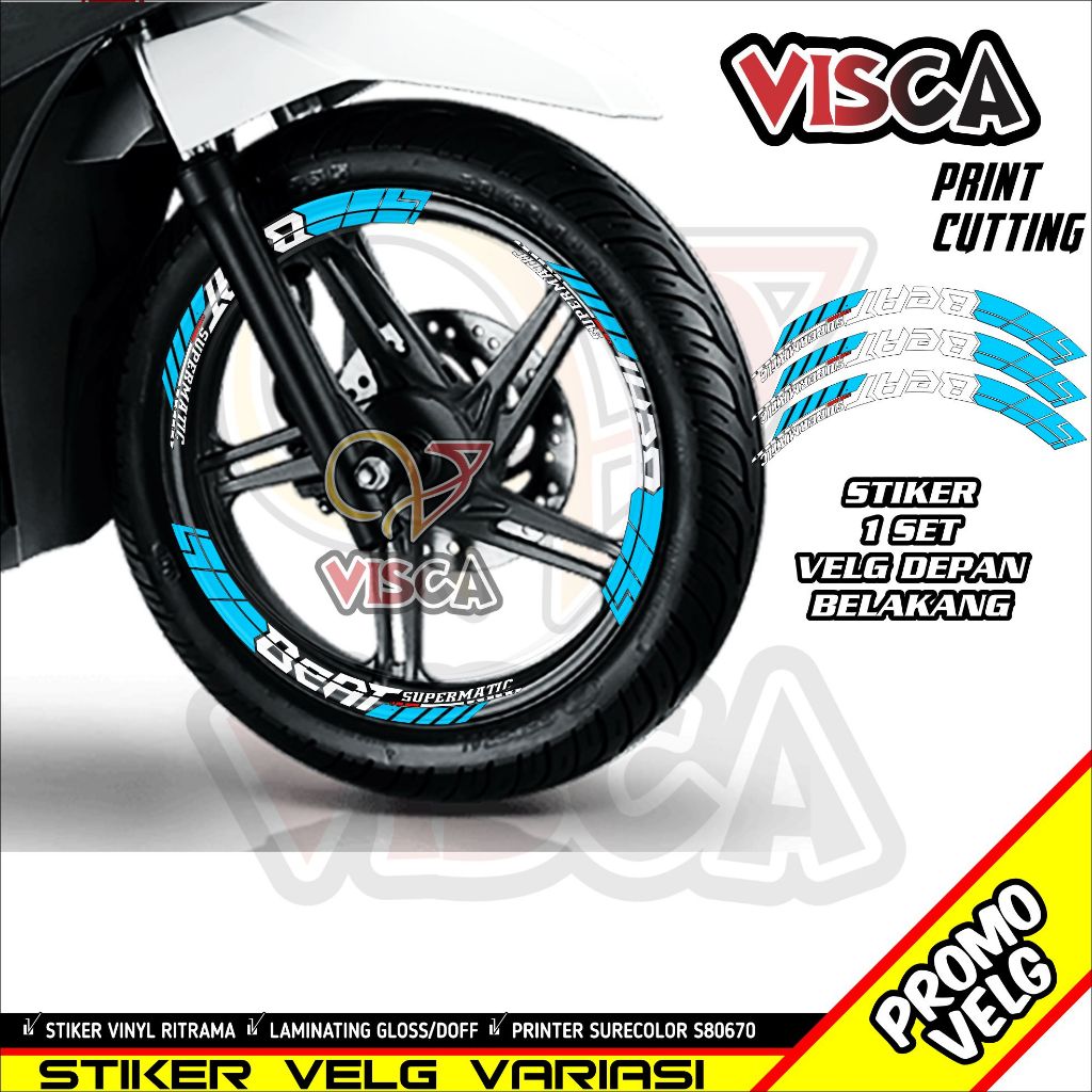 Stiker Velg List Velg Motor Stiker Velg Honda Beat