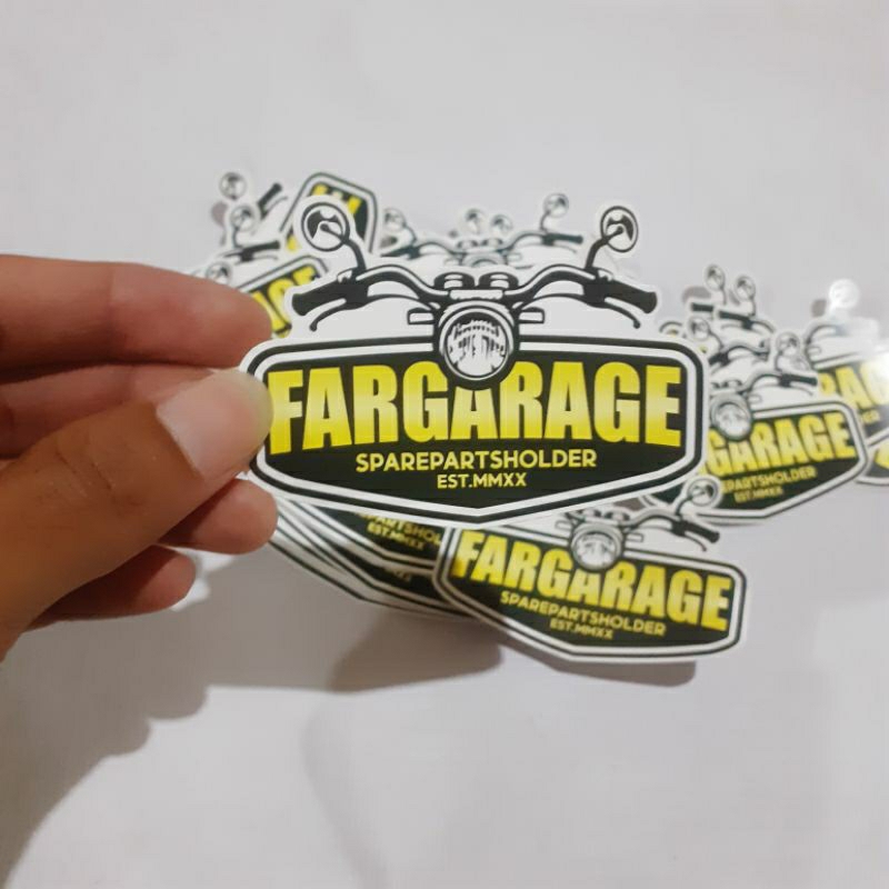 

Stiker sticker Fargarage
