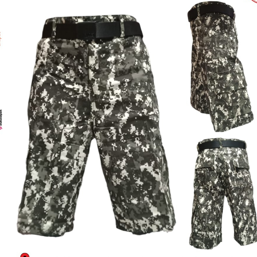 CELANA PENDEK LORENG/CELANA CARGO/CELANA TACTICAL loreng SALJU